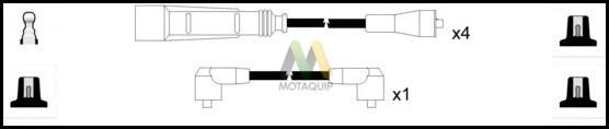 Motaquip LDRL1724 - Комплект проводів запалювання autozip.com.ua