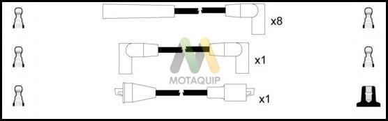 Motaquip LDRL1779 - Комплект проводів запалювання autozip.com.ua