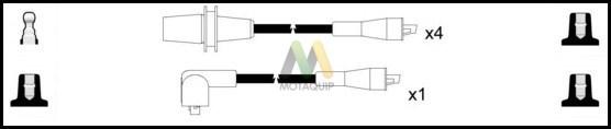 Motaquip LDRL1774 - Комплект проводів запалювання autozip.com.ua