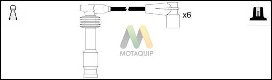 Motaquip LDRL376 - Комплект проводів запалювання autozip.com.ua