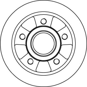 Motaquip LVBD1156Z - Гальмівний диск autozip.com.ua