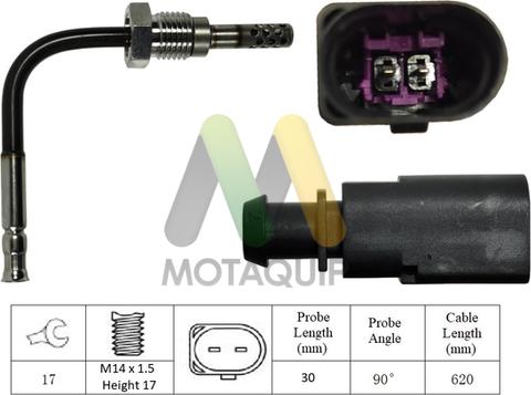 Motaquip LVET405 - Датчик, температура вихлопних газів autozip.com.ua