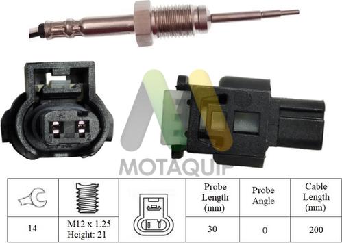 Motaquip LVET427 - Датчик, температура вихлопних газів autozip.com.ua