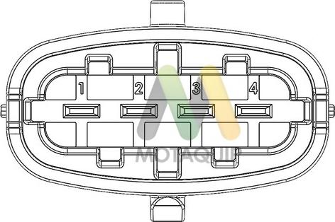 Motaquip LVMA391 - Датчик потоку, маси повітря autozip.com.ua