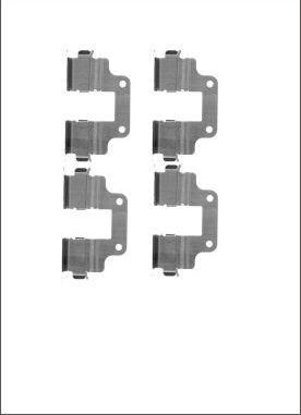 Motaquip LVMK1124 - Комплектуючі, колодки дискового гальма autozip.com.ua