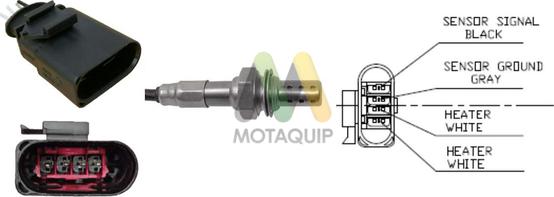 Motaquip LVOS2036 - Лямбда-зонд, датчик кисню autozip.com.ua