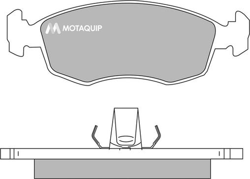 Motaquip LVXL996 - Гальмівні колодки, дискові гальма autozip.com.ua