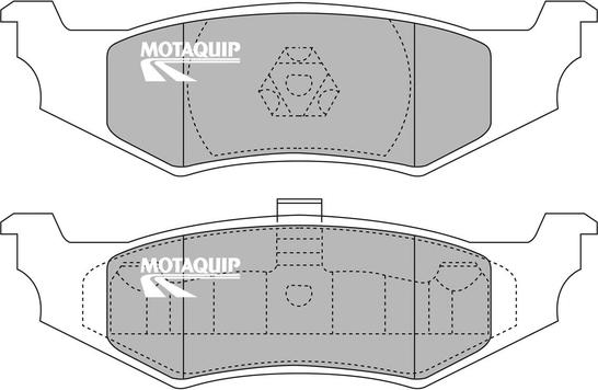 Motaquip LVXL990 - Гальмівні колодки, дискові гальма autozip.com.ua