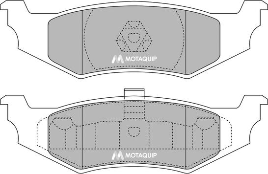 Motaquip LVXL990 - Гальмівні колодки, дискові гальма autozip.com.ua
