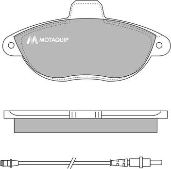 Motaquip LVXL971 - Гальмівні колодки, дискові гальма autozip.com.ua