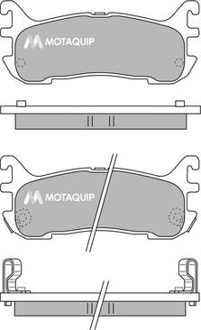 Motaquip LVXL440 - Гальмівні колодки, дискові гальма autozip.com.ua
