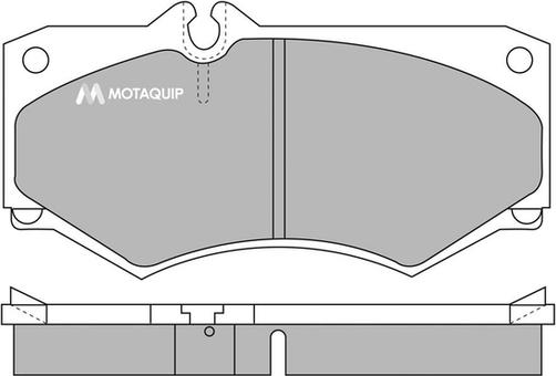 Motaquip LVXL448 - Гальмівні колодки, дискові гальма autozip.com.ua