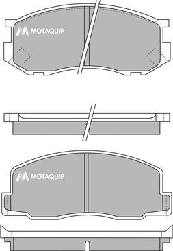 Motaquip LVXL456 - Гальмівні колодки, дискові гальма autozip.com.ua