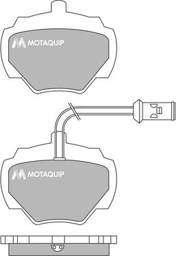 Motaquip LVXL468 - Гальмівні колодки, дискові гальма autozip.com.ua