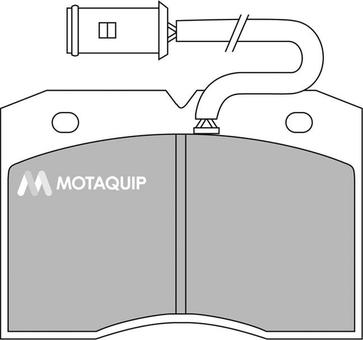 Motaquip LVXL416 - Гальмівні колодки, дискові гальма autozip.com.ua