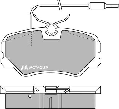 Motaquip LVXL488 - Гальмівні колодки, дискові гальма autozip.com.ua