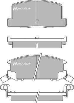 Motaquip LVXL431 - Гальмівні колодки, дискові гальма autozip.com.ua