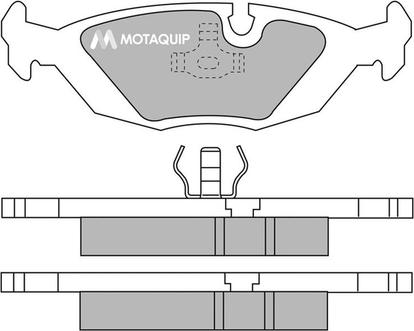 Motaquip LVXL433 - Гальмівні колодки, дискові гальма autozip.com.ua