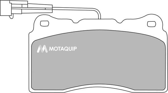 Motaquip LVXL544 - Гальмівні колодки, дискові гальма autozip.com.ua