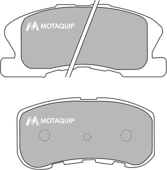 Motaquip LVXL546 - Гальмівні колодки, дискові гальма autozip.com.ua