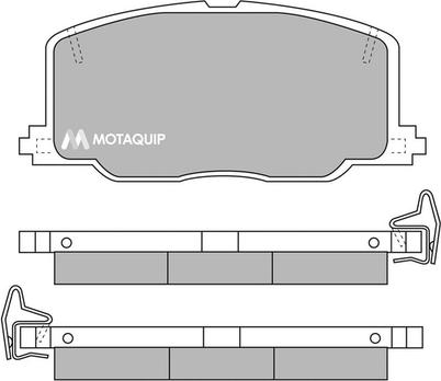 Motaquip LVXL559 - Гальмівні колодки, дискові гальма autozip.com.ua