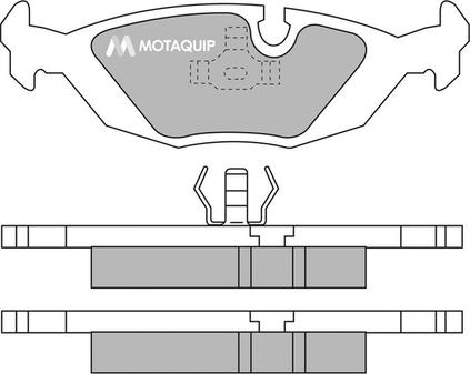 Motaquip LVXL503 - Гальмівні колодки, дискові гальма autozip.com.ua