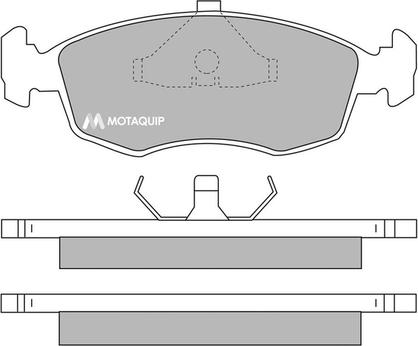 Motaquip LVXL519 - Гальмівні колодки, дискові гальма autozip.com.ua