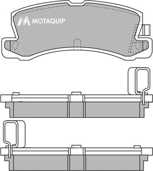 Motaquip LVXL575 - Гальмівні колодки, дискові гальма autozip.com.ua