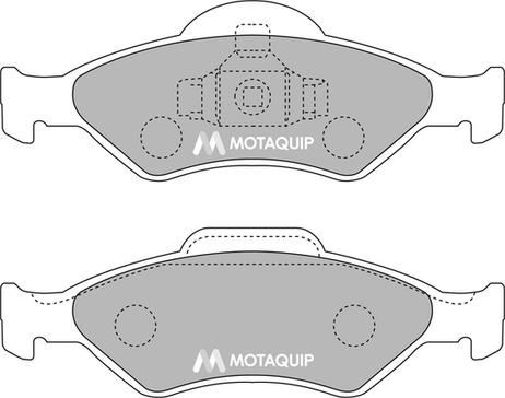 Motaquip LVXL648 - Гальмівні колодки, дискові гальма autozip.com.ua