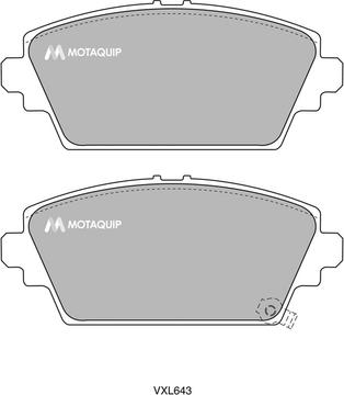 Motaquip LVXL643 - Гальмівні колодки, дискові гальма autozip.com.ua