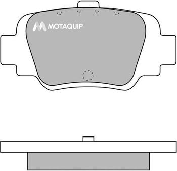 Motaquip LVXL663 - Гальмівні колодки, дискові гальма autozip.com.ua