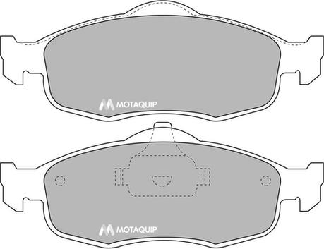 Motaquip LVXL662 - Гальмівні колодки, дискові гальма autozip.com.ua