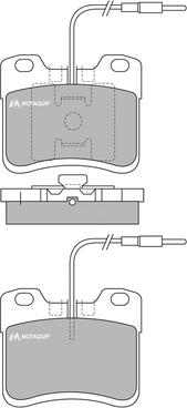 Motaquip LVXL667 - Гальмівні колодки, дискові гальма autozip.com.ua