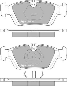 Motaquip LVXL634 - Гальмівні колодки, дискові гальма autozip.com.ua