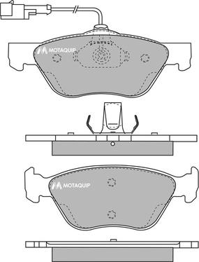 Motaquip LVXL190 - Гальмівні колодки, дискові гальма autozip.com.ua