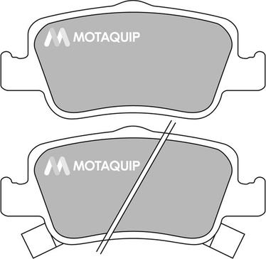 Motaquip LVXL1406 - Гальмівні колодки, дискові гальма autozip.com.ua