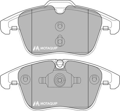 Motaquip LVXL1400 - Гальмівні колодки, дискові гальма autozip.com.ua