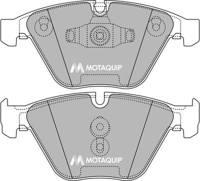 Motaquip LVXL1411 - Гальмівні колодки, дискові гальма autozip.com.ua