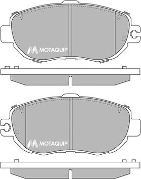 Motaquip LVXL141 - Гальмівні колодки, дискові гальма autozip.com.ua