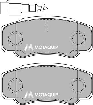 Motaquip LVXL1436 - Гальмівні колодки, дискові гальма autozip.com.ua