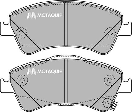 Motaquip LVXL1432 - Гальмівні колодки, дискові гальма autozip.com.ua
