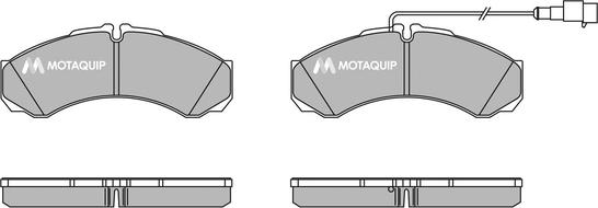 Motaquip LVXL1427 - Гальмівні колодки, дискові гальма autozip.com.ua