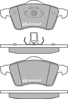 Motaquip LVXL165 - Гальмівні колодки, дискові гальма autozip.com.ua