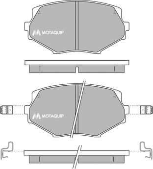 Motaquip LVXL160 - Гальмівні колодки, дискові гальма autozip.com.ua