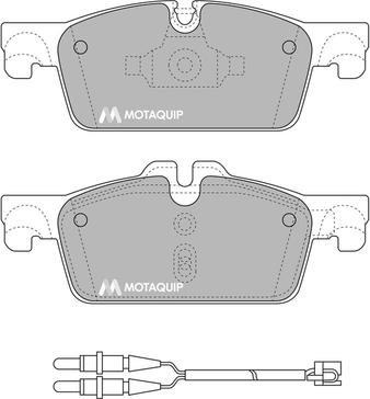 Motaquip LVXL1681 - Гальмівні колодки, дискові гальма autozip.com.ua