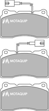 Motaquip LVXL1675 - Гальмівні колодки, дискові гальма autozip.com.ua