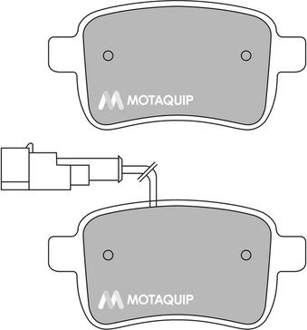 Motaquip LVXL1676 - Гальмівні колодки, дискові гальма autozip.com.ua