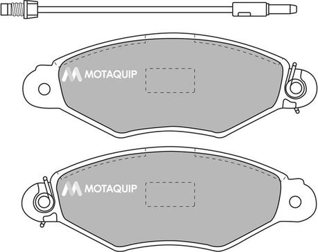 Motaquip LVXL1094 - Гальмівні колодки, дискові гальма autozip.com.ua