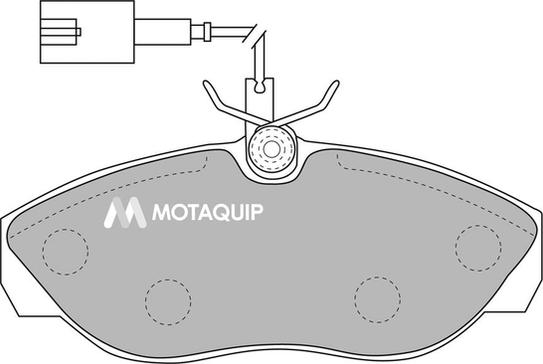 Motaquip LVXL1091 - Гальмівні колодки, дискові гальма autozip.com.ua