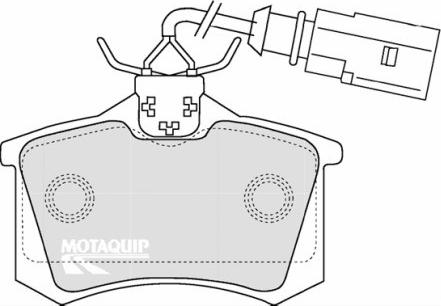 Motaquip LVXL1097 - Гальмівні колодки, дискові гальма autozip.com.ua